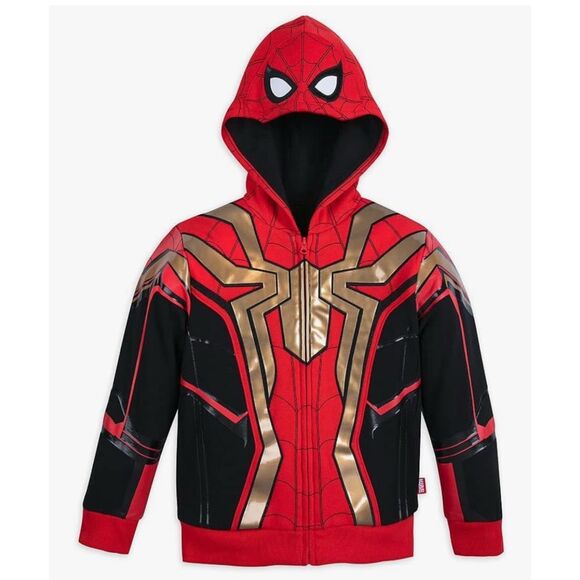 Disney Marvel SpiderMan: No Way Home Jacket Hoodie Sz. 5 Full Zip